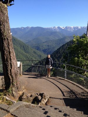 A pretty pull-off on the way down had a path leading to...